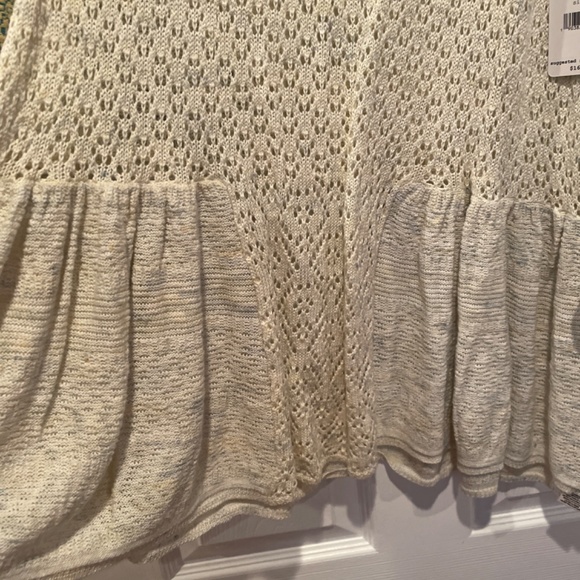 NWT Free People Pointelle breeze top - Picture 5 of 6